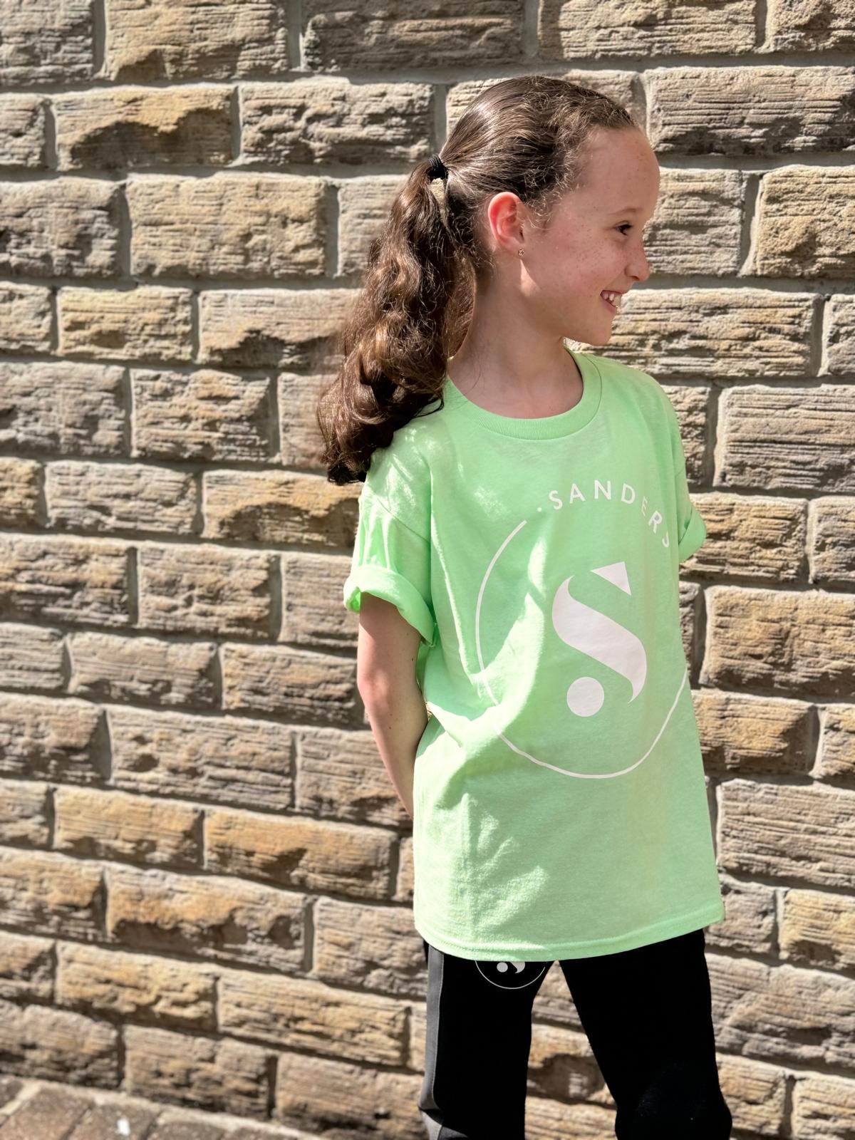 T SHIRT GREEN - KIDS & ADULT SIZES