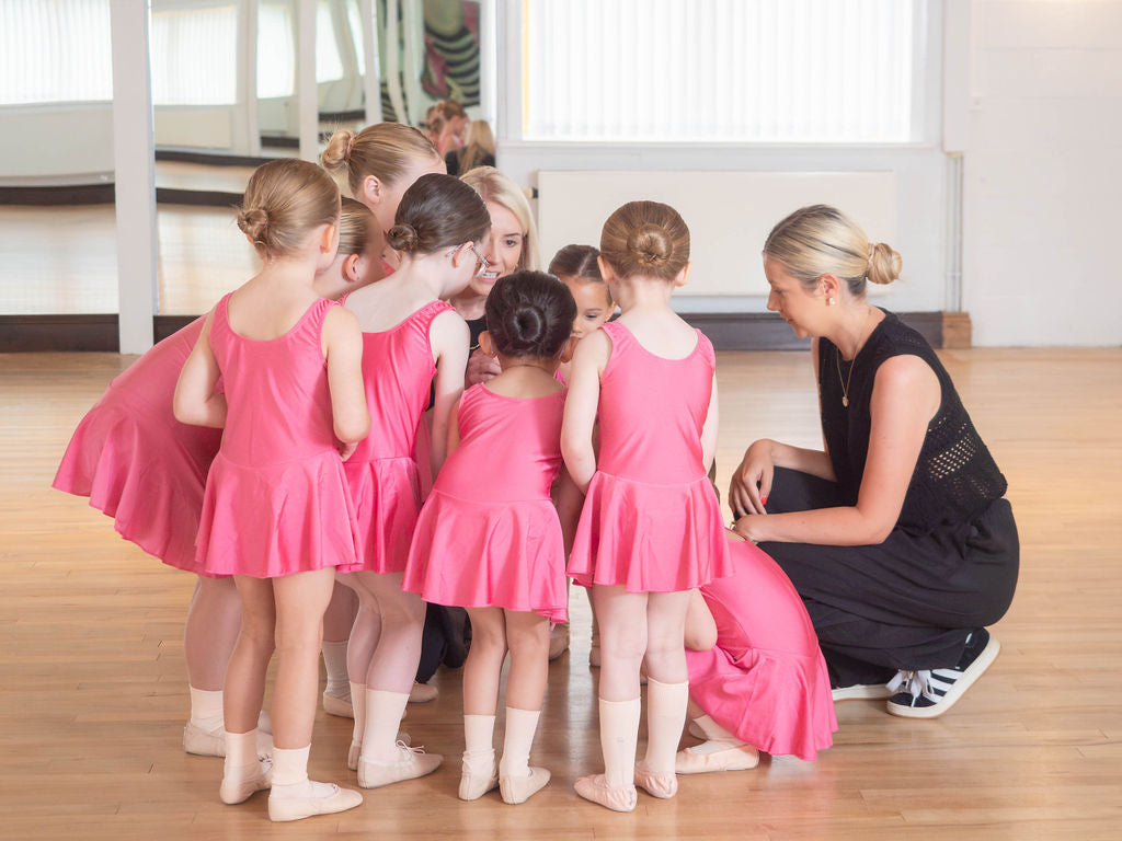 Katy Leotard With Attached Skirt- Rose Pink
