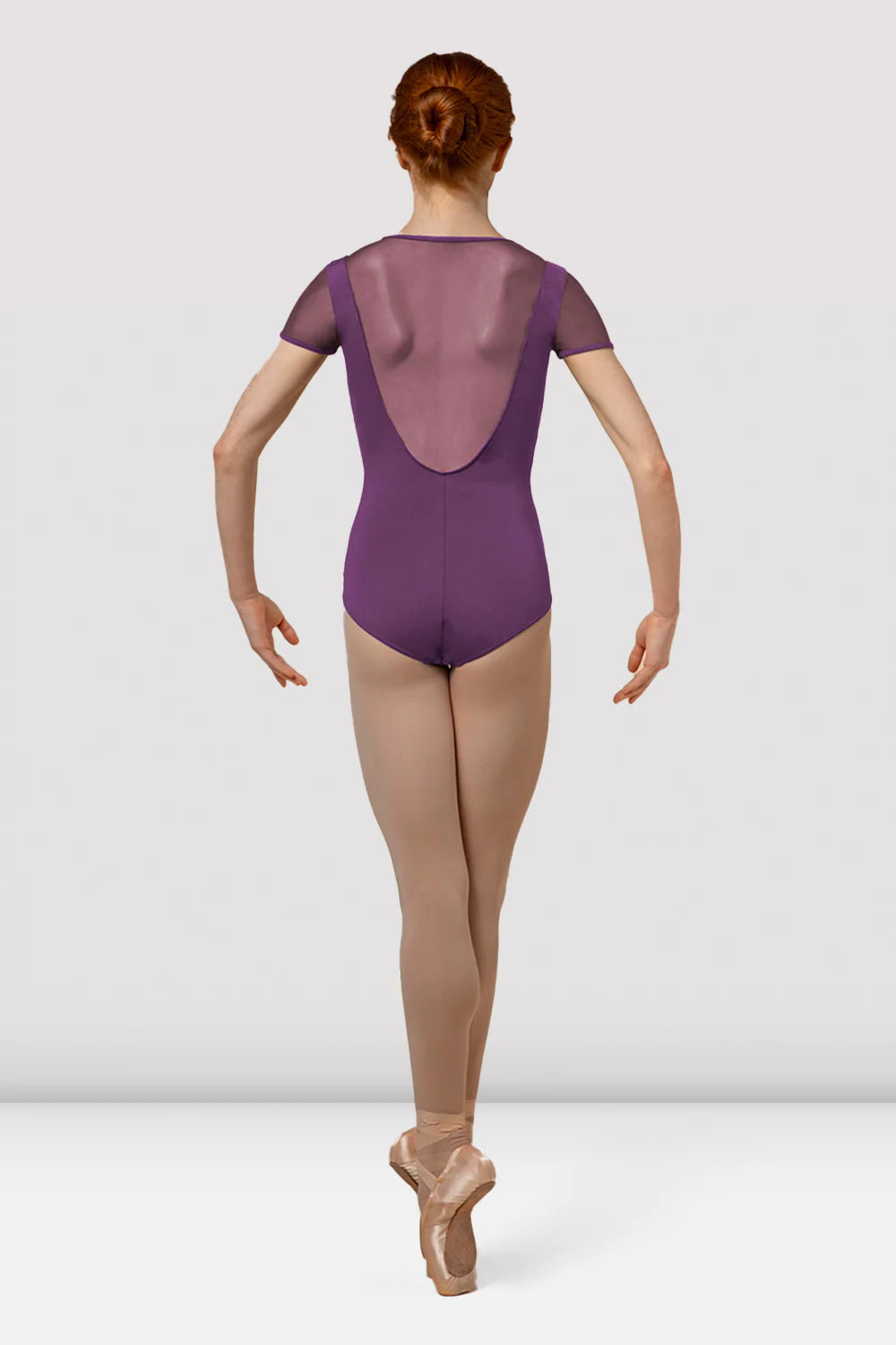 BLOCH MIRELLA SPLICE V NECK LEOTARD(ROMANCE LACE CAP)