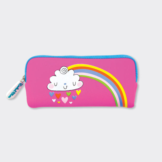 RACHEL ELLEN NEOPRENE PENCIL CASE BORN TO SPARKLE WITH UNICORNS