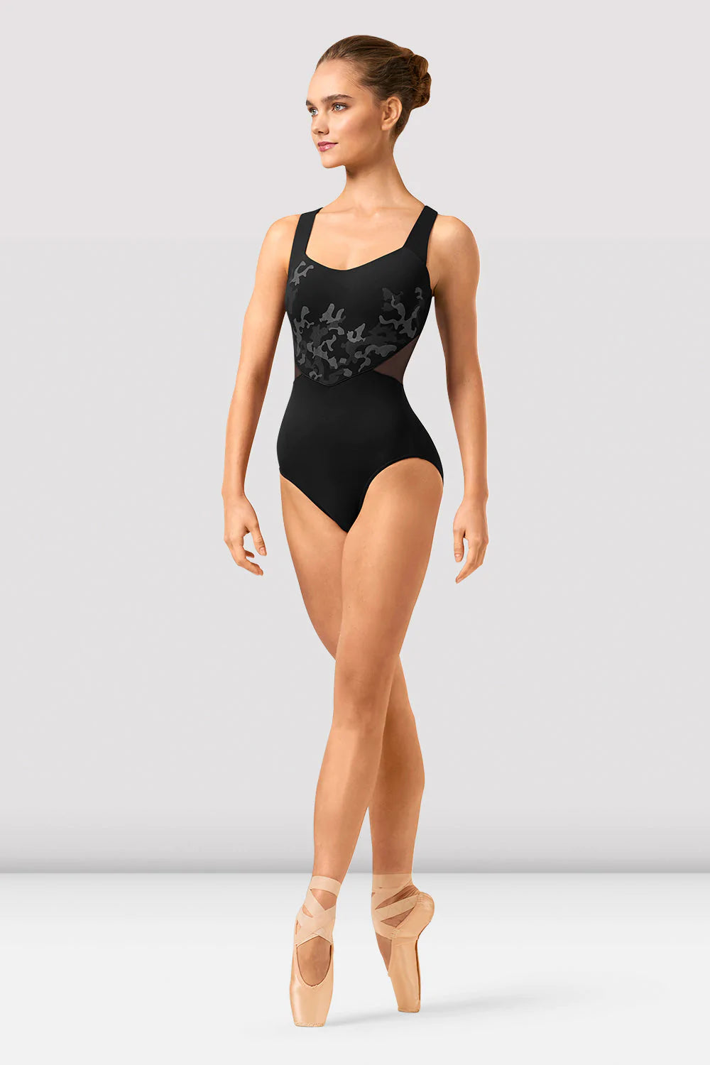 BLOCH LEOTARD HANOKO (CAMO PRINT WIDE STRAP TANK)
