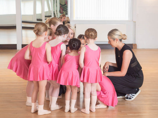Katy Leotard With Attached Skirt- Rose Pink