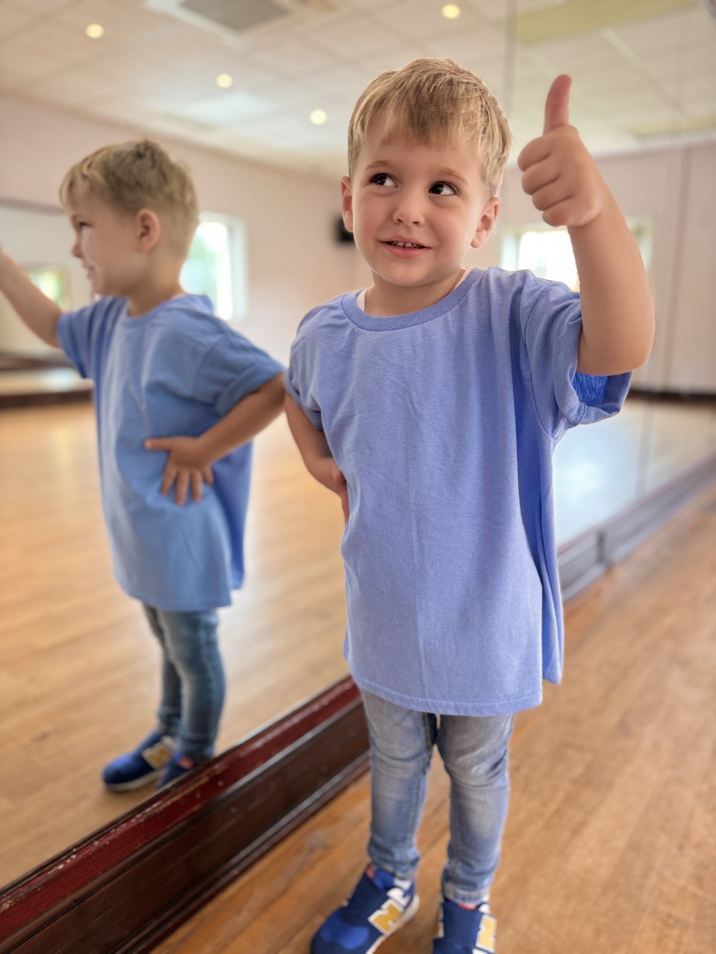 KIDS & ADULTS BLUE SANDERSONS T SHIRT