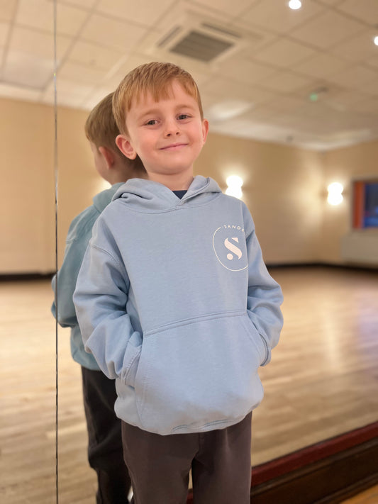 KIDS & ADULT SIZES SKY BLUE SANDERSONS PULLOVER HOODIE