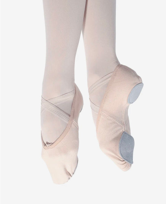 Ballet Shoes Canvas Split Sole- Pink